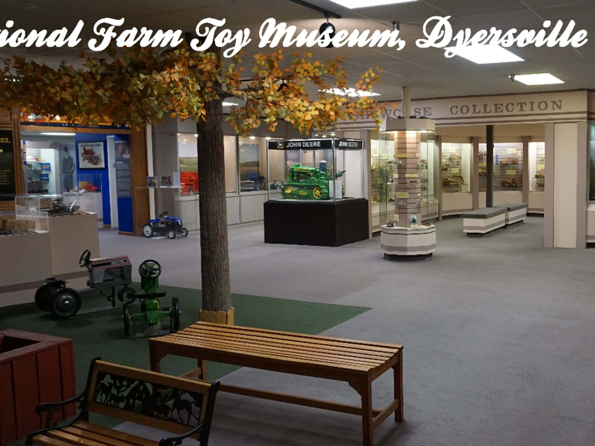 National Farm Toy Museum interior