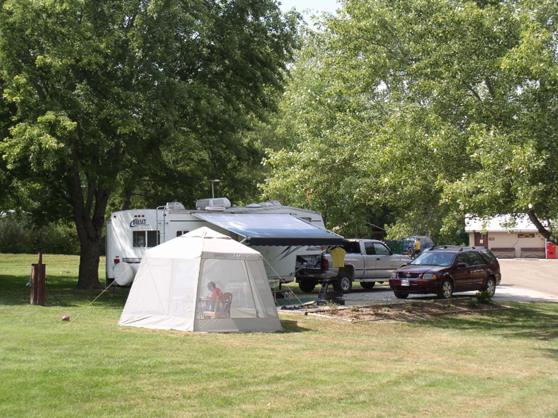Campers at Nations Bridge Park