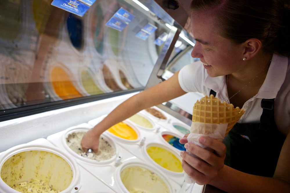 Blue Bunny Ice Cream Parlor, Le Mars Iowa