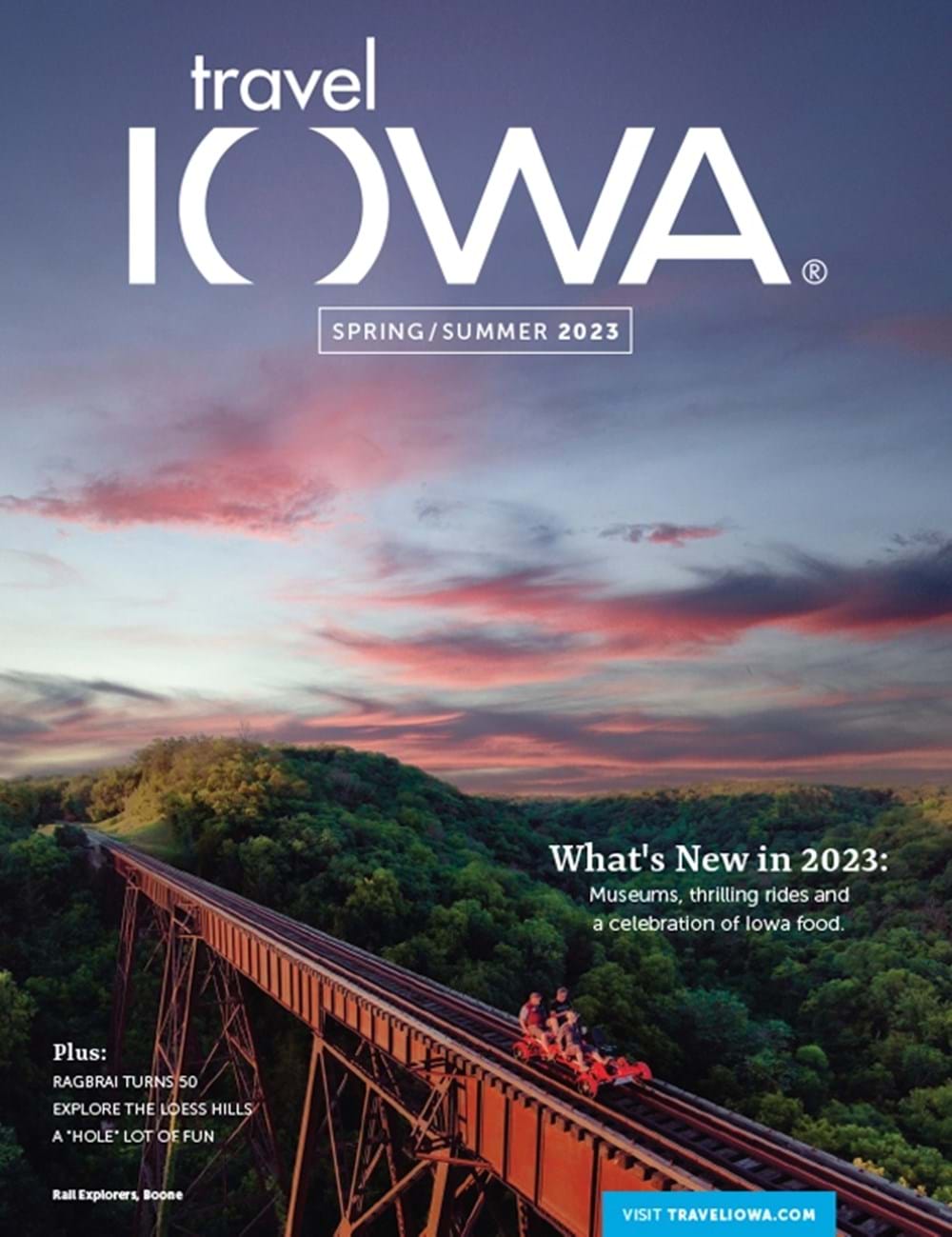 Iowa's Travel Guide cover