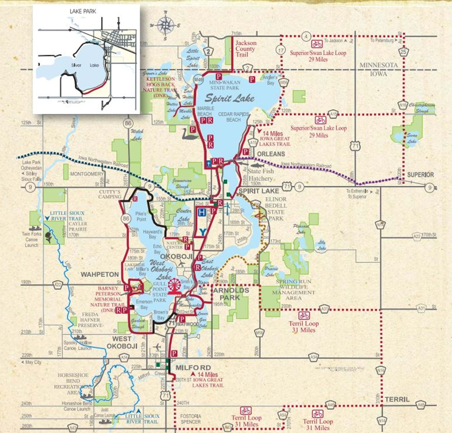 Beeds Lake Trail, Iowa - 48 Reviews, Map