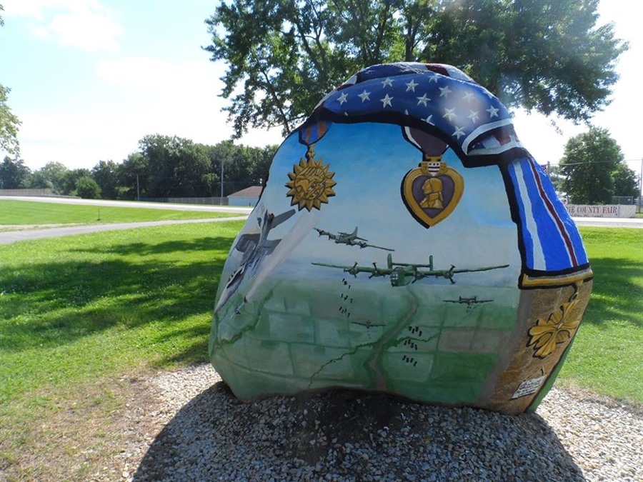 Guthrie County Freedom Rock - Guthrie Center, Iowa | Travel Iowa