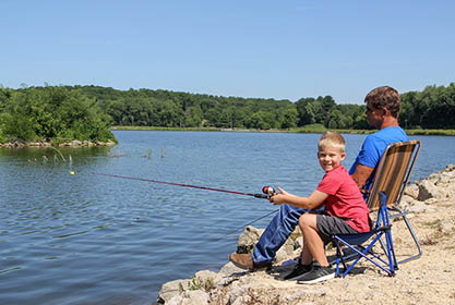 Lake Macbride Fishing Map Lake Macbride State Park - Solon, Iowa