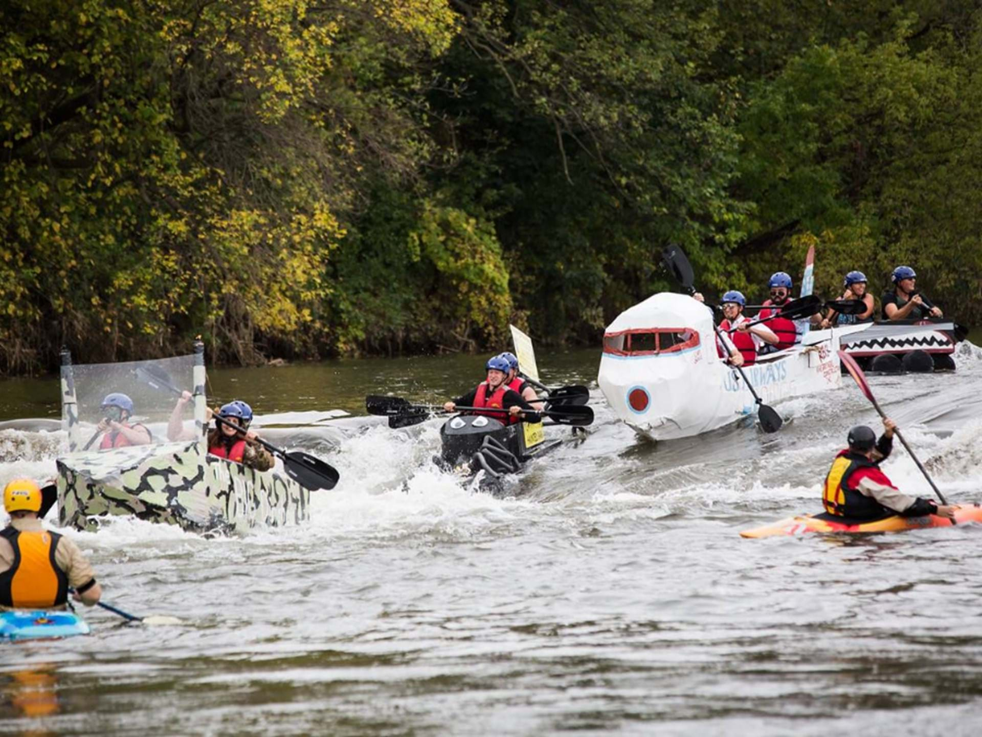 River Runner Regatta and Cardboard Boat Races | MANCHESTER, Iowa ...