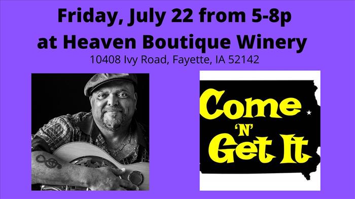 Friday Night Live Music featuring Iowa Blues Hall of Famer KEVIN