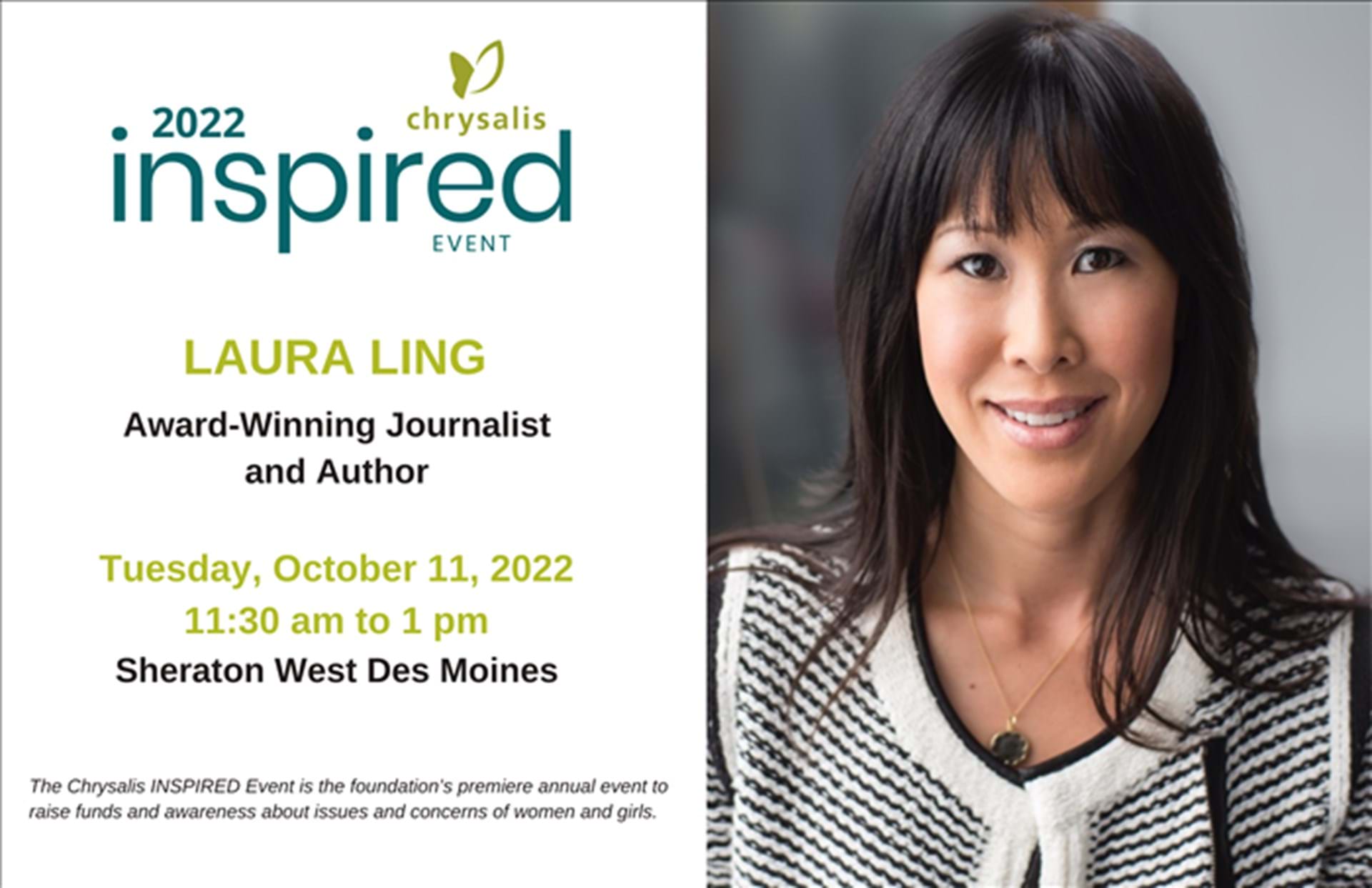 Chrysalis INSPIRED Event featuring Laura Ling