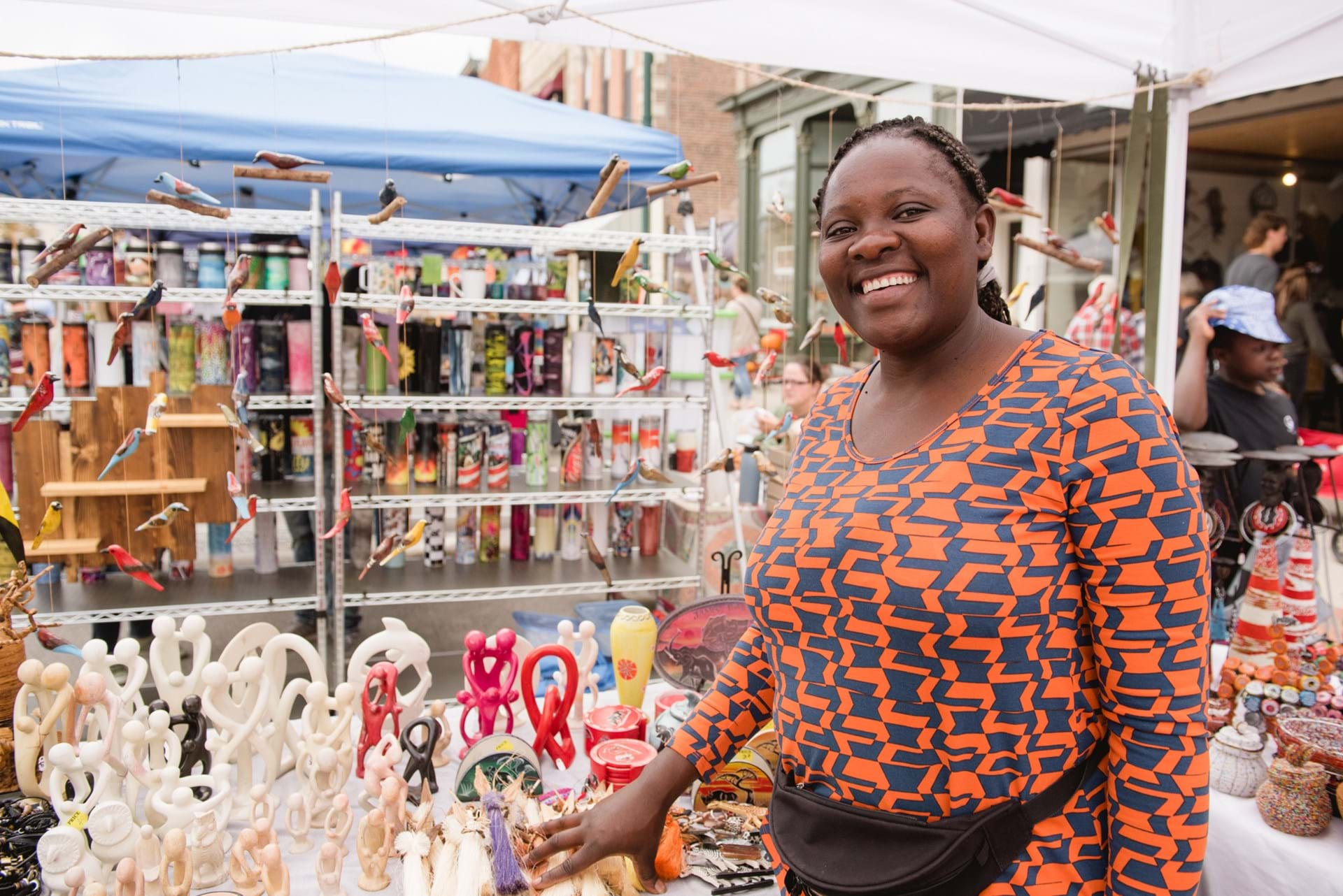 Vendor at Madison County Covered Bridge Festival