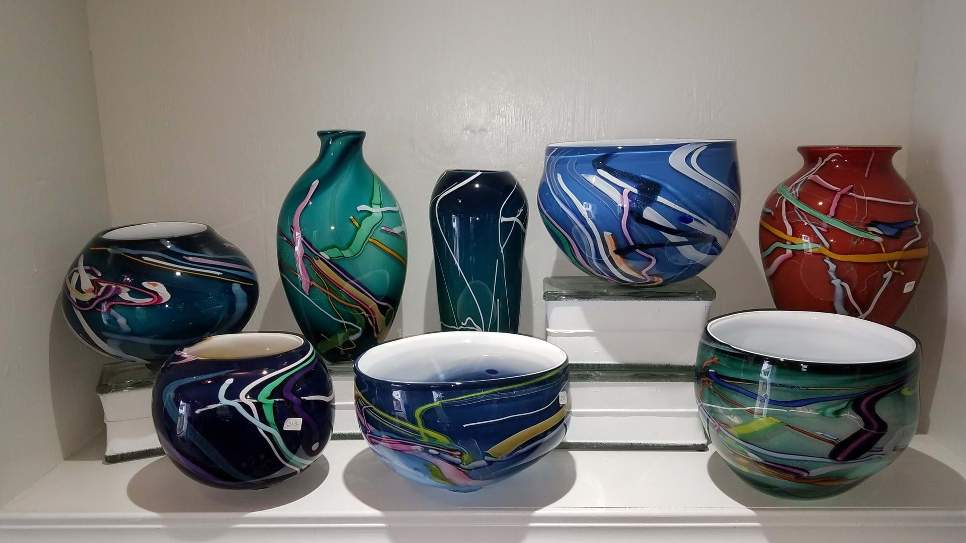 Glass Pieces by Ames Artist Art Ciccotti