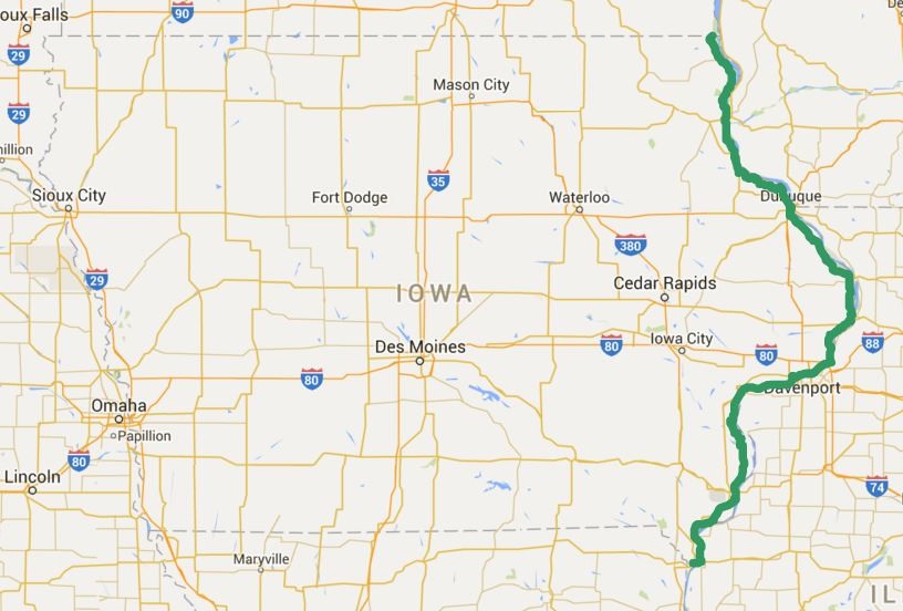 Great River Road Iowa Map Iowa's Great River Road: Explore The Route