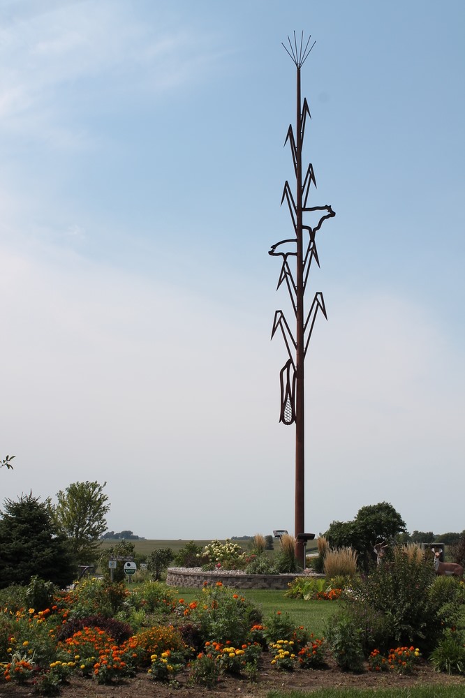World's Tallest Corn Stalk: Shelby, Iowa