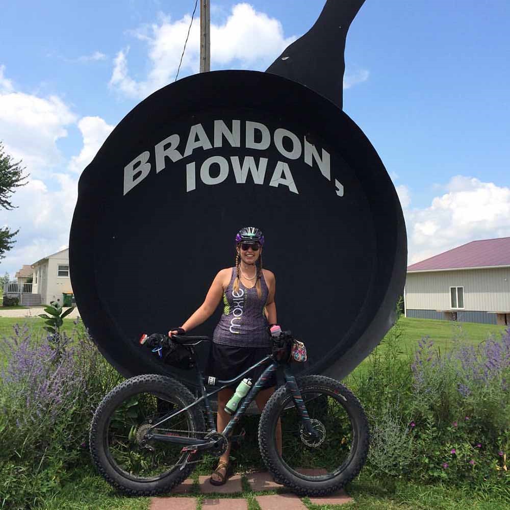 Iowa's Largest Frying Pan: Brandon, Iowa