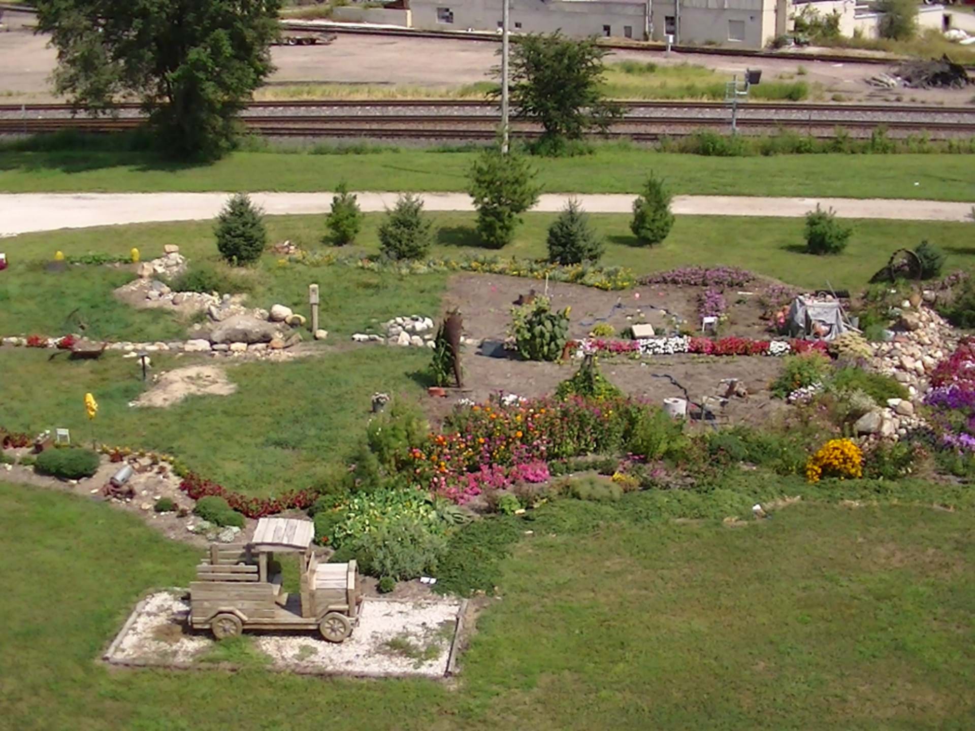 Lincoln Highway Garden as planted in 2015 