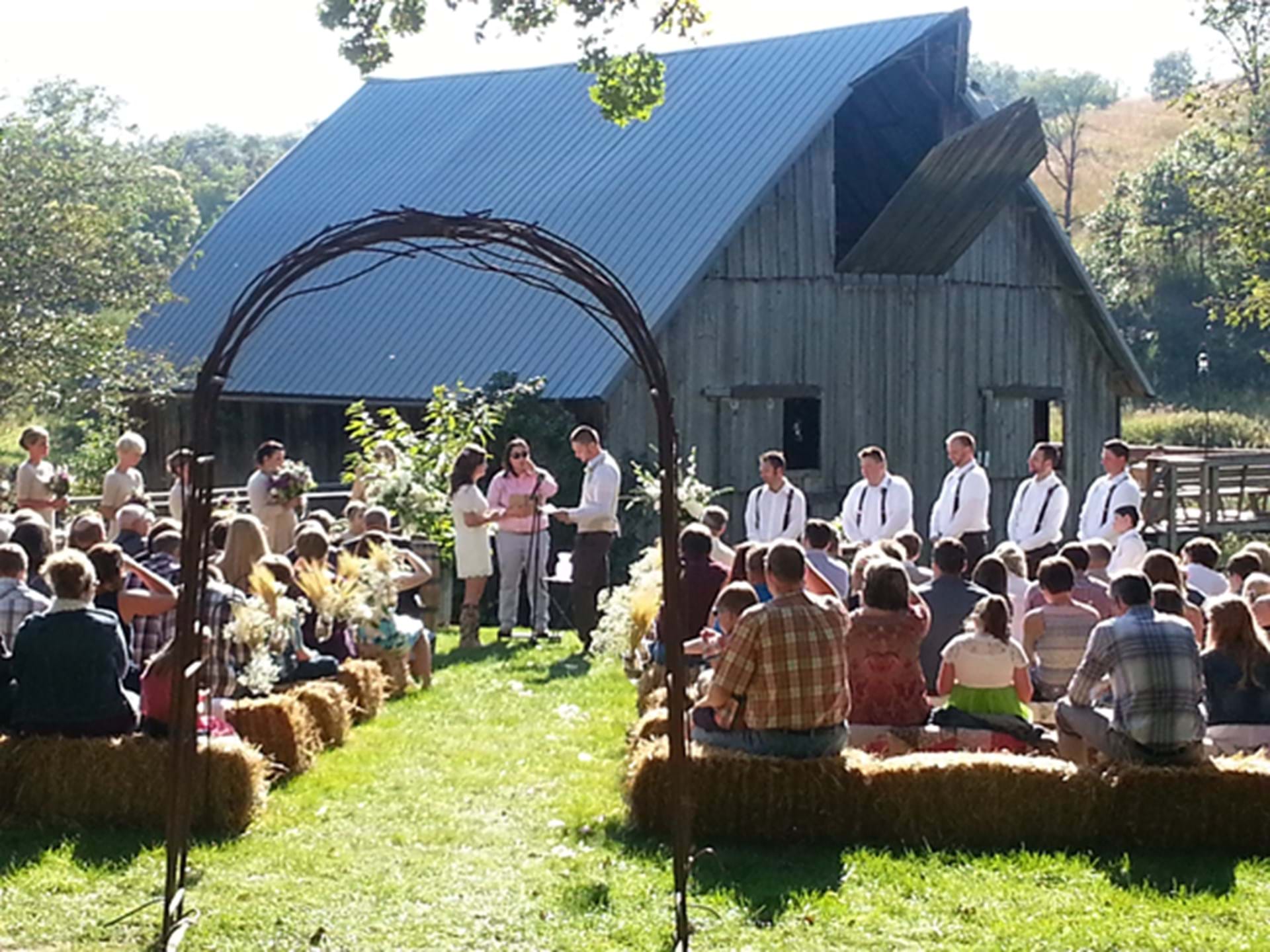 Wedding at River House Barn