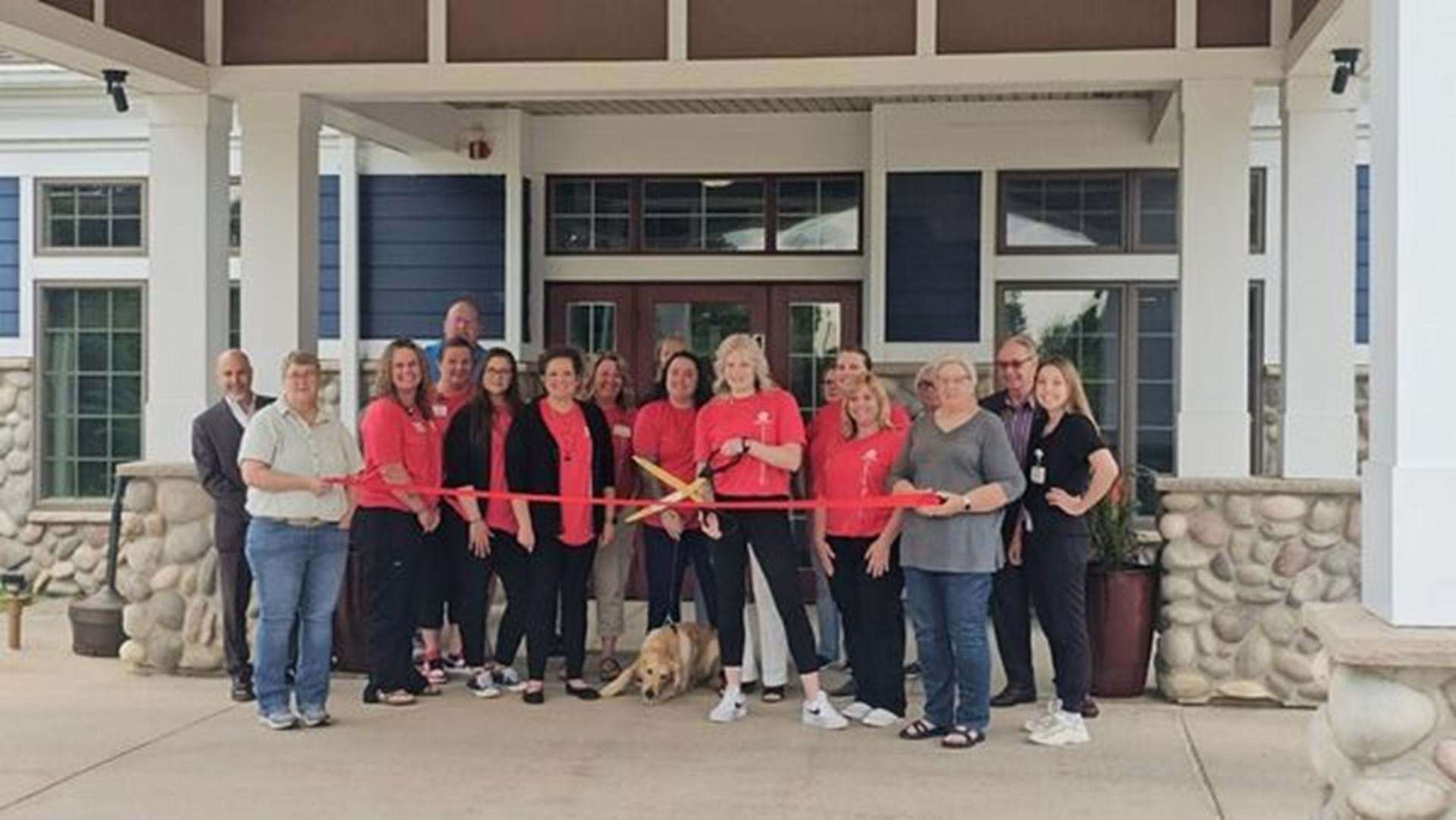 Ribbon Cutting @ Leahy Grove, celebrating the expansion of Healthy Living Home Care program.