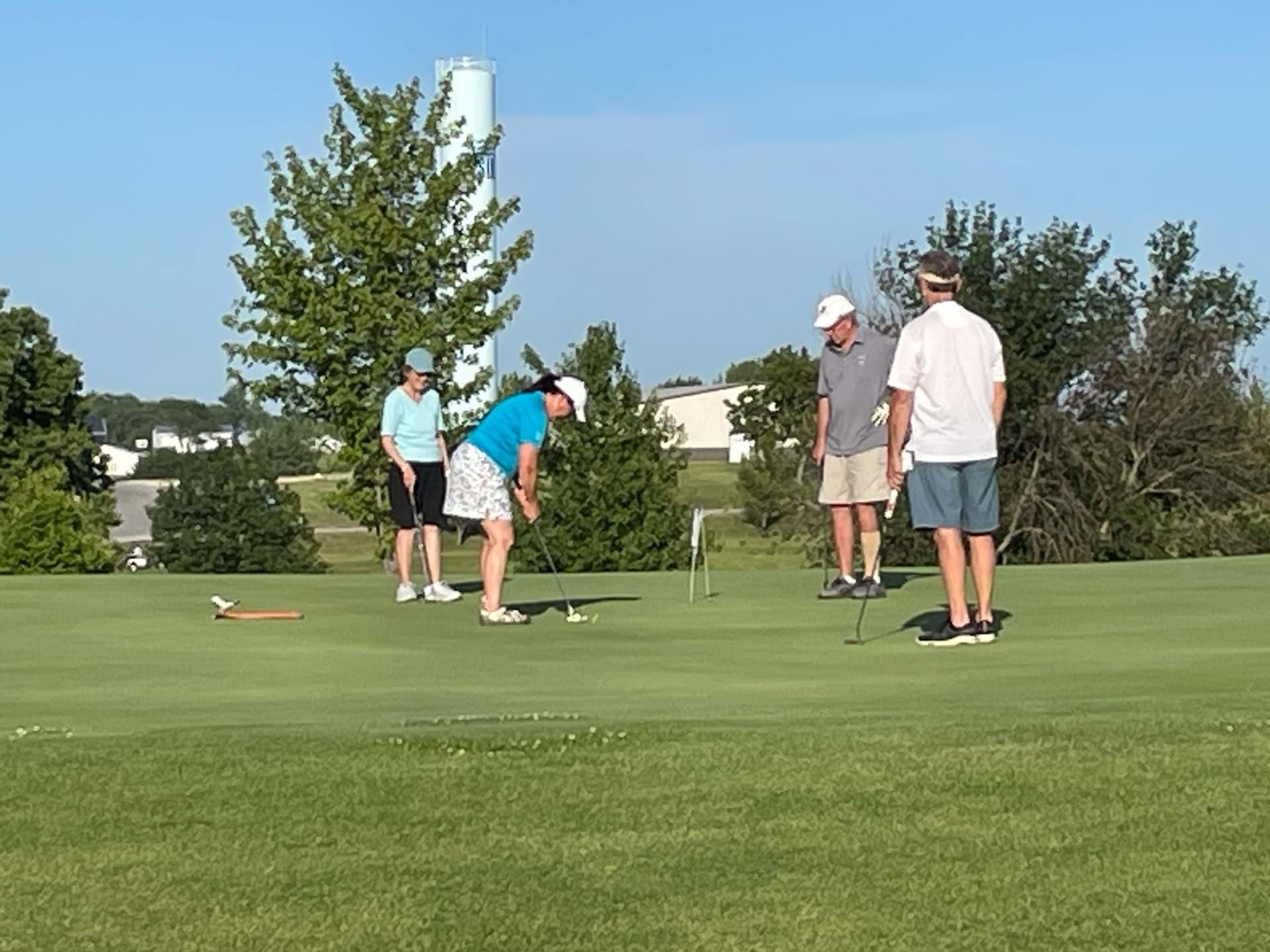 Group of 4 enjoying Best Ball