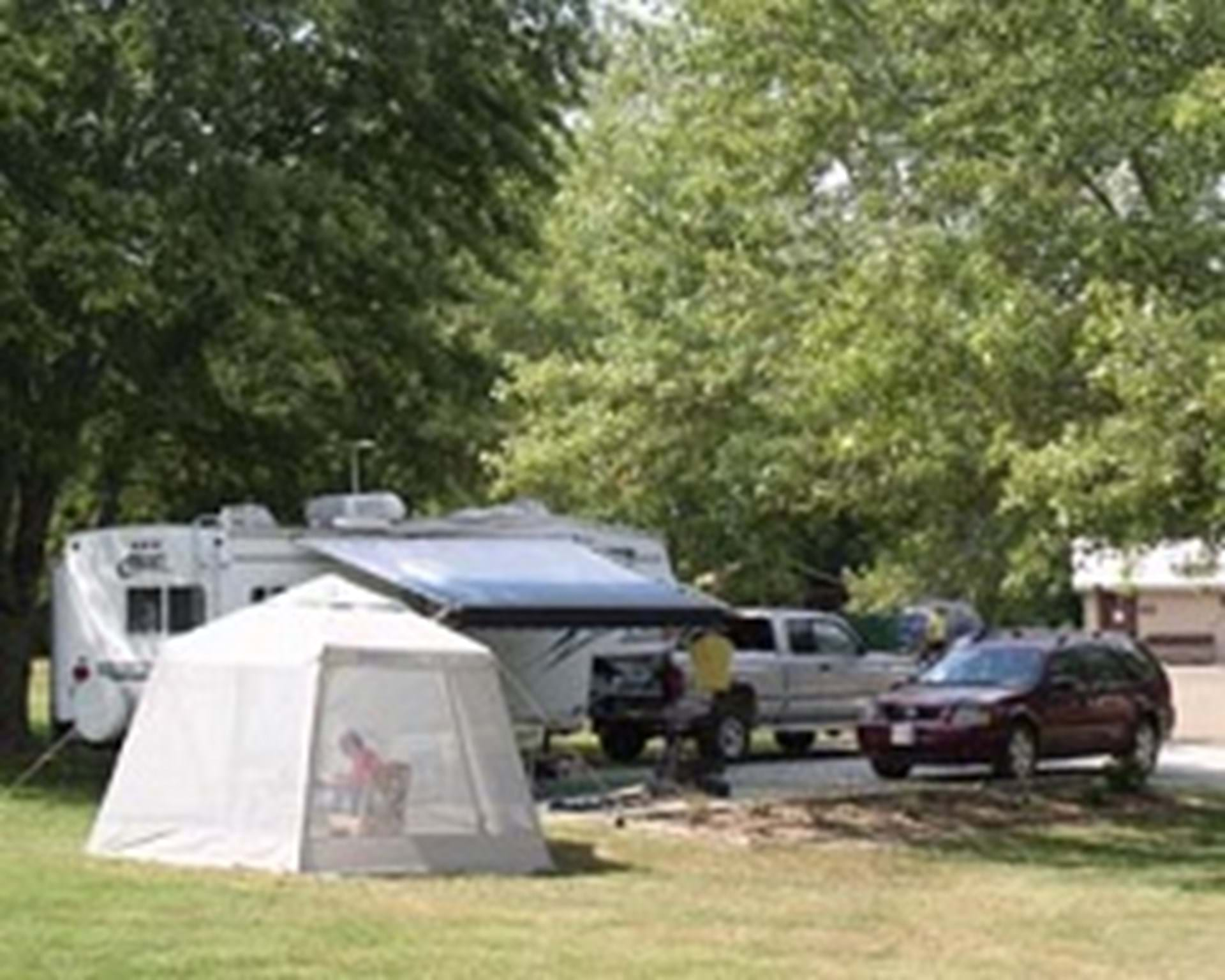 Camping at Nations Bridge