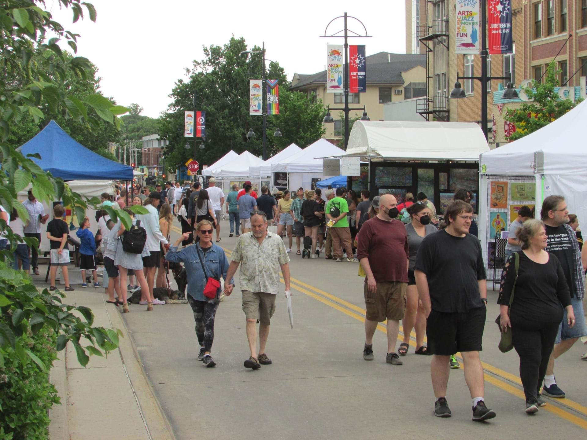 In the Art Fair at the Iowa Arts Festival