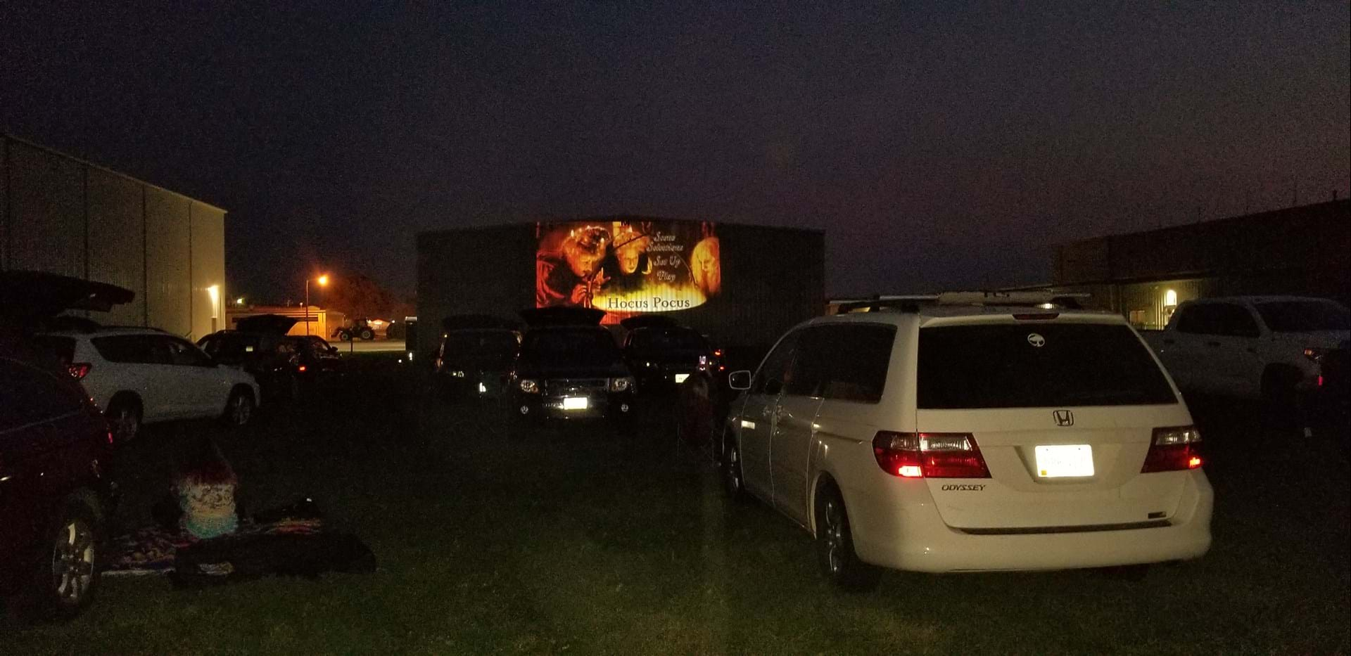 Drive-In Movies at the Hangar, Iowa City Municipal Airport