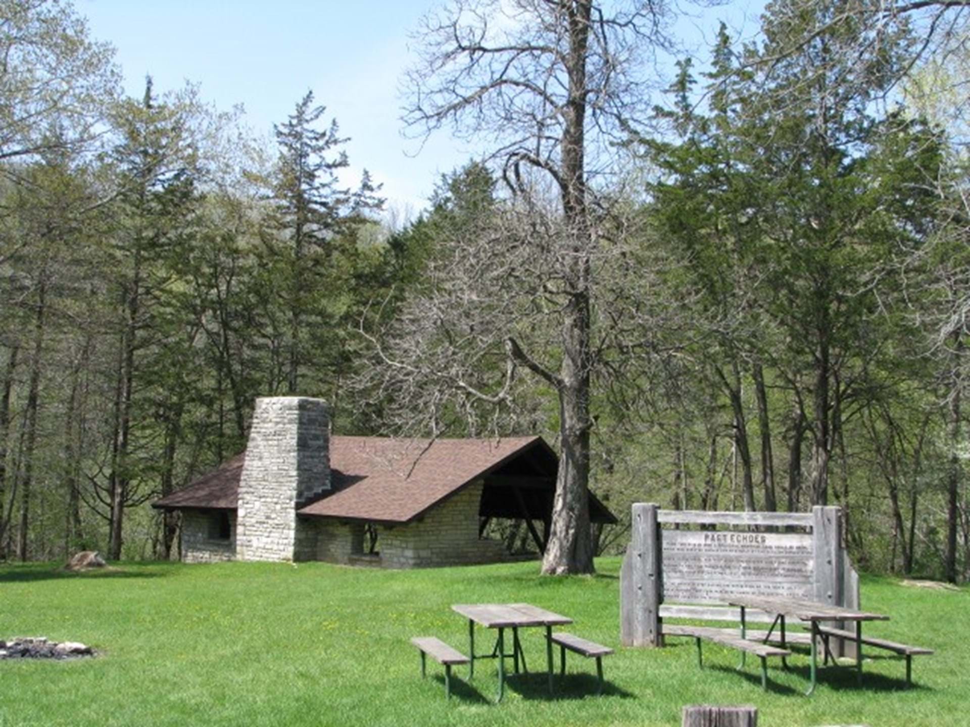 CCC Shelter House in Echo Valley State Park