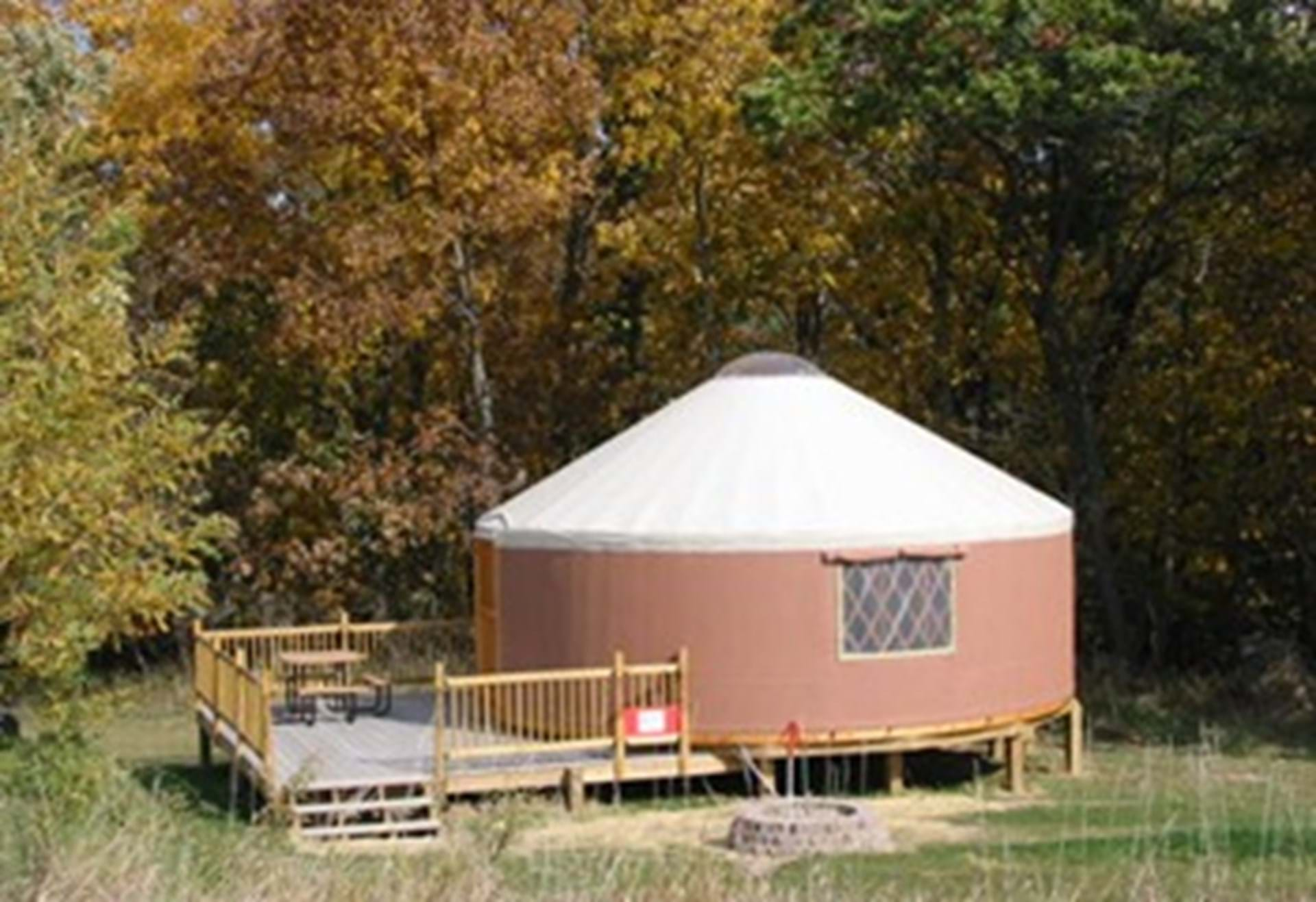 Pammel Park Yurt Cabins | Winterset, Iowa | Travel Iowa