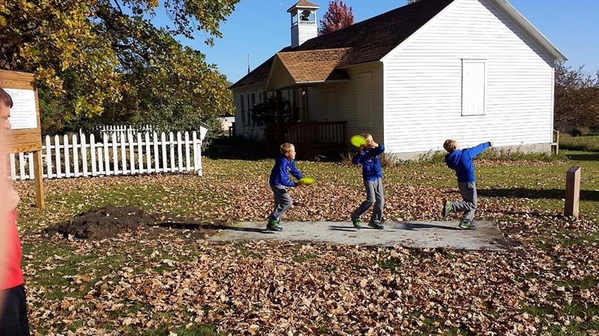 Throwing by the Westport Schoolhouse