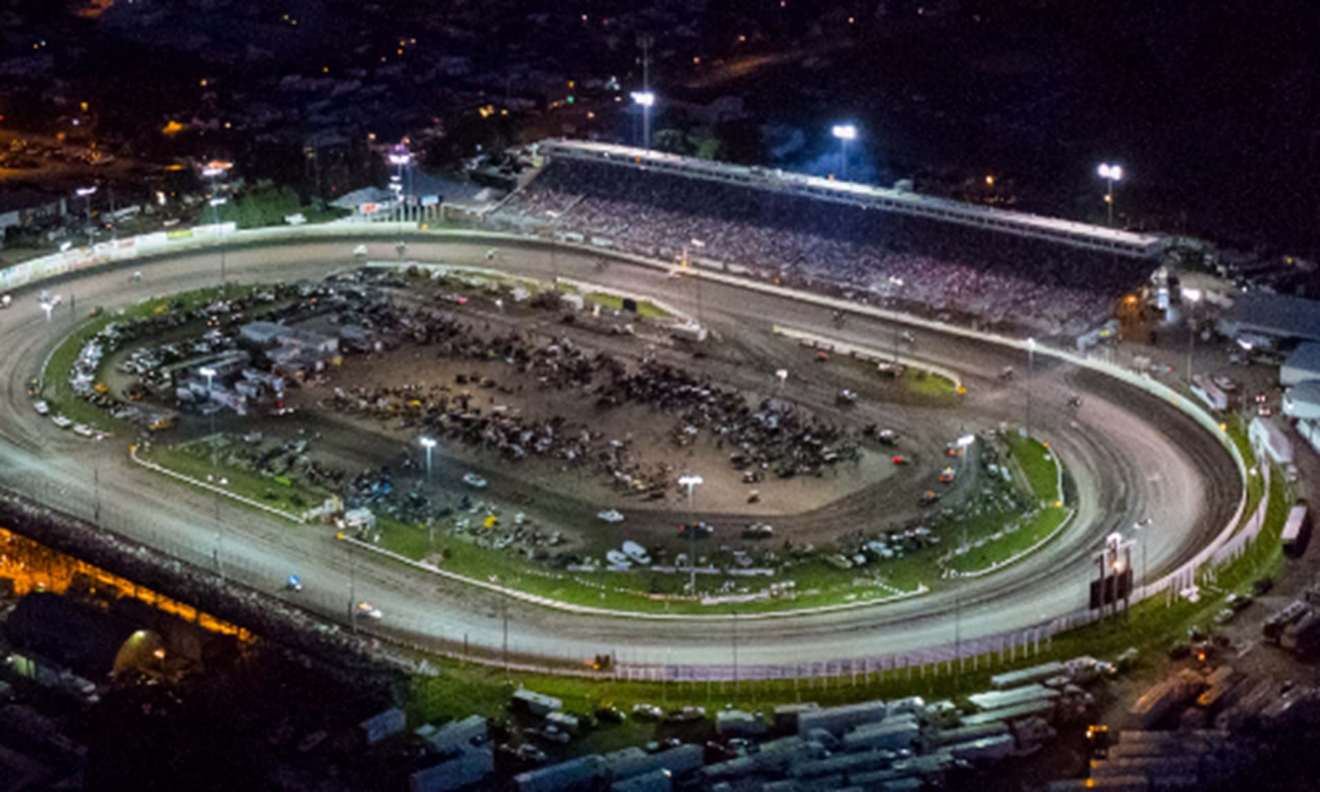 Aerial View of Knoxville Raceway