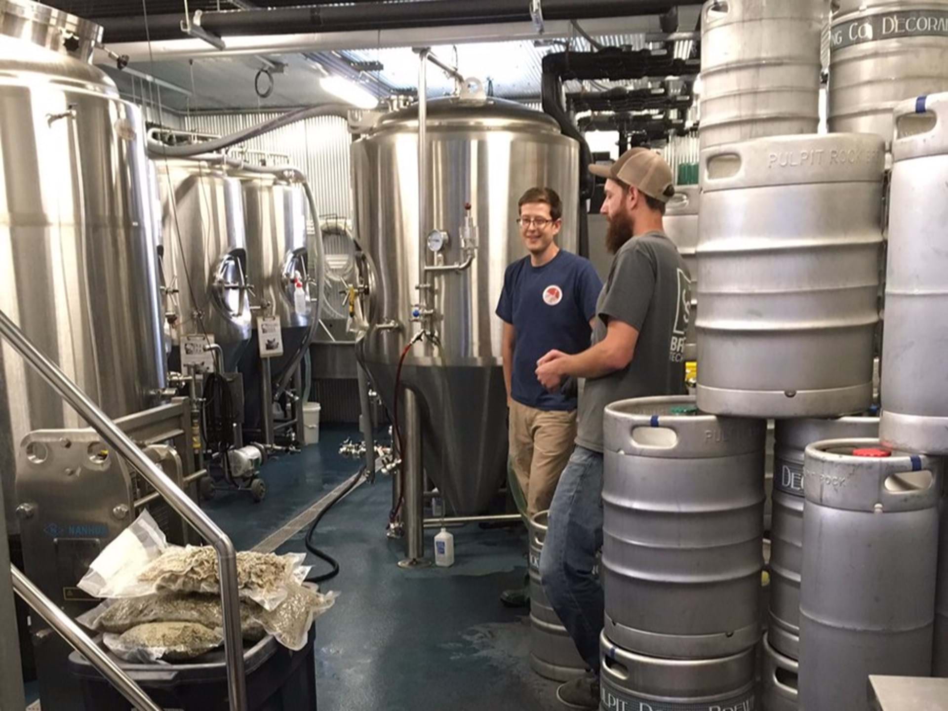 A look into the brewery