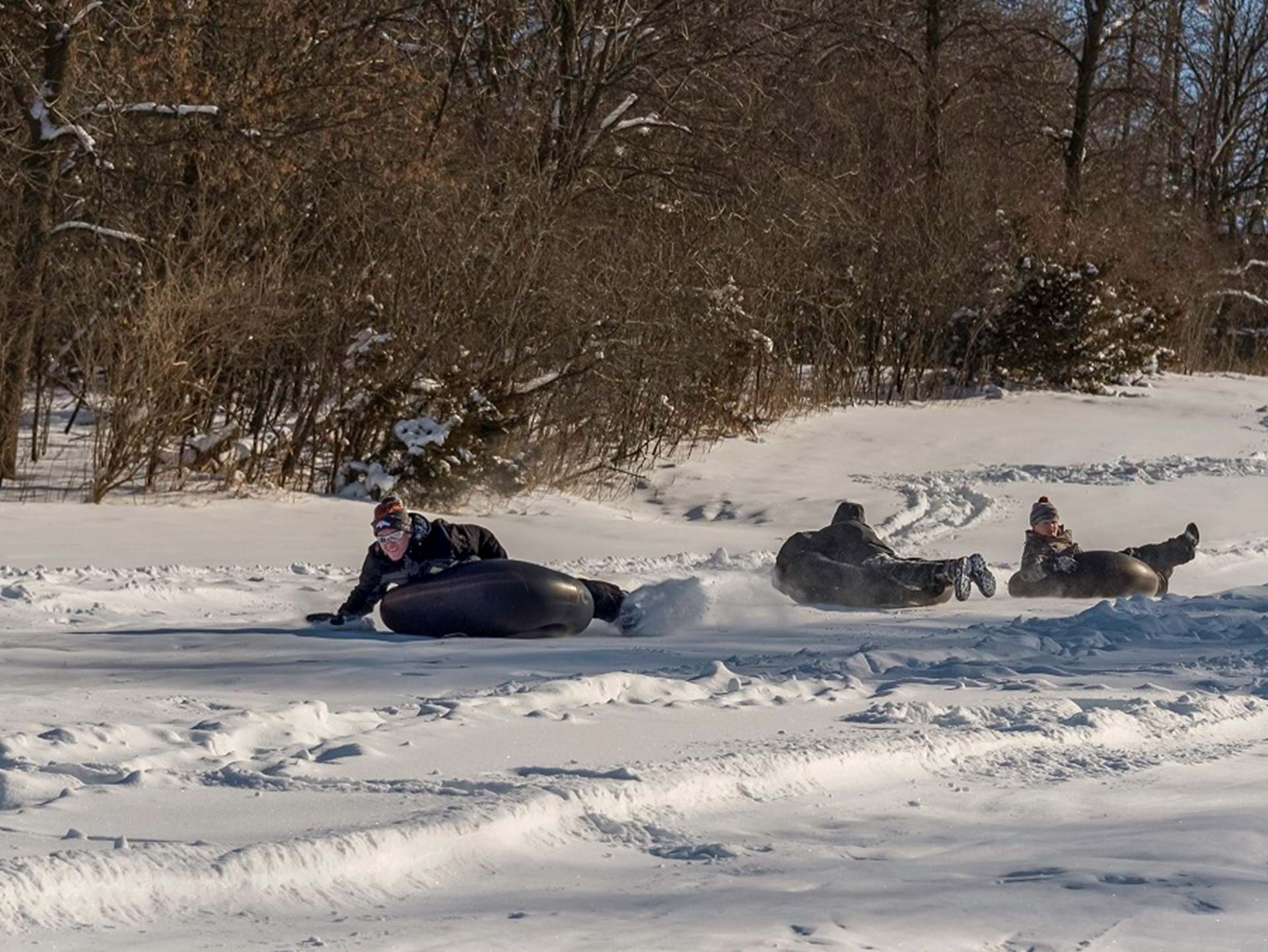 Tubing at Hillview Park